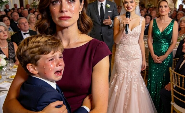 My sister grabbed the mic at her wedding: “Let’s auction my single mother sister and her poor son!” The crowd laughed. My mother added: “Start at $0 – they have no value.” Then a stranger’s voice: “One million dollars.” What happened next changed everything…