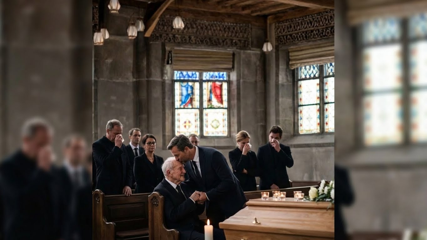 At my daughter’s funeral, my son-in-law approached and whispered to me, “You have twenty-four hours to leave MY house.” I looked him straight in the eyes, smiled softly, and said nothing. That night, I packed a small bag and left without a word of goodbye. Seven days later, his phone rang.