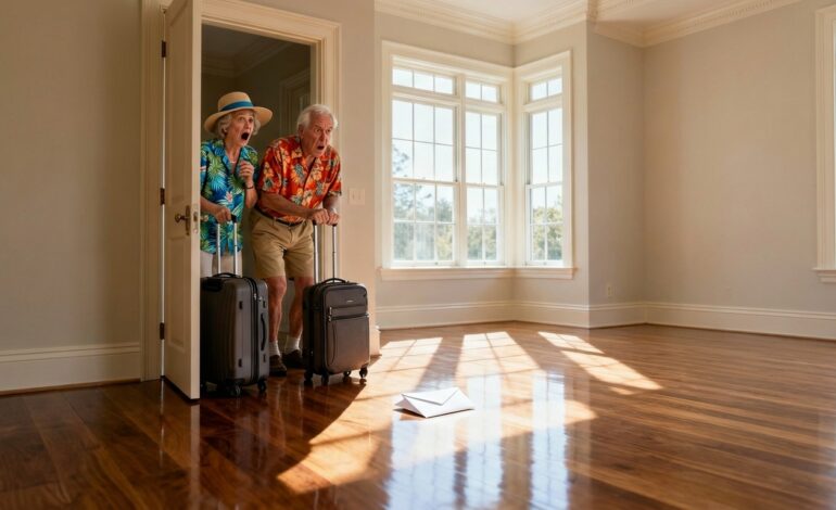 My dad forgot to hang up. I heard every word: “She’s a burden.” I stayed quiet. Sold my $980k home. Transferred everything. Vanished. They returned from Europe, smiling – until the key didn’t fit. The house? Empty. The note? “Surprise. A burden did this.» ….😲😲😲