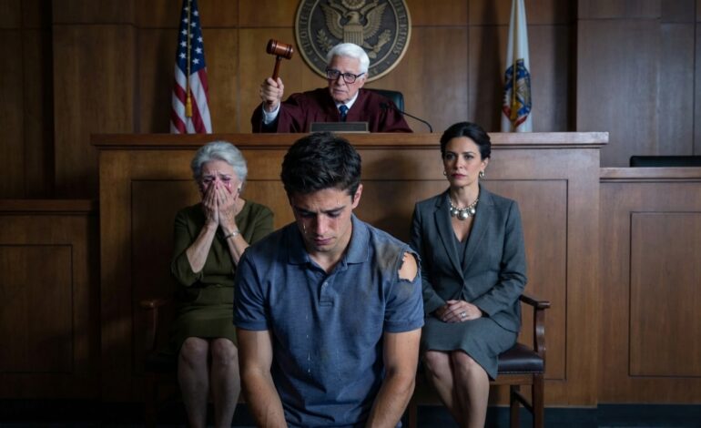 2 MINUTES BEFORE A STUDENT WAS SENTENCED TO PRISON FOR “THEFT,” A JANITOR RUSHED INTO THE COURTROOM AND EXPOSED THE TRUTH IN FRONT OF 200 PEOPLE—USING A TRASH BAG