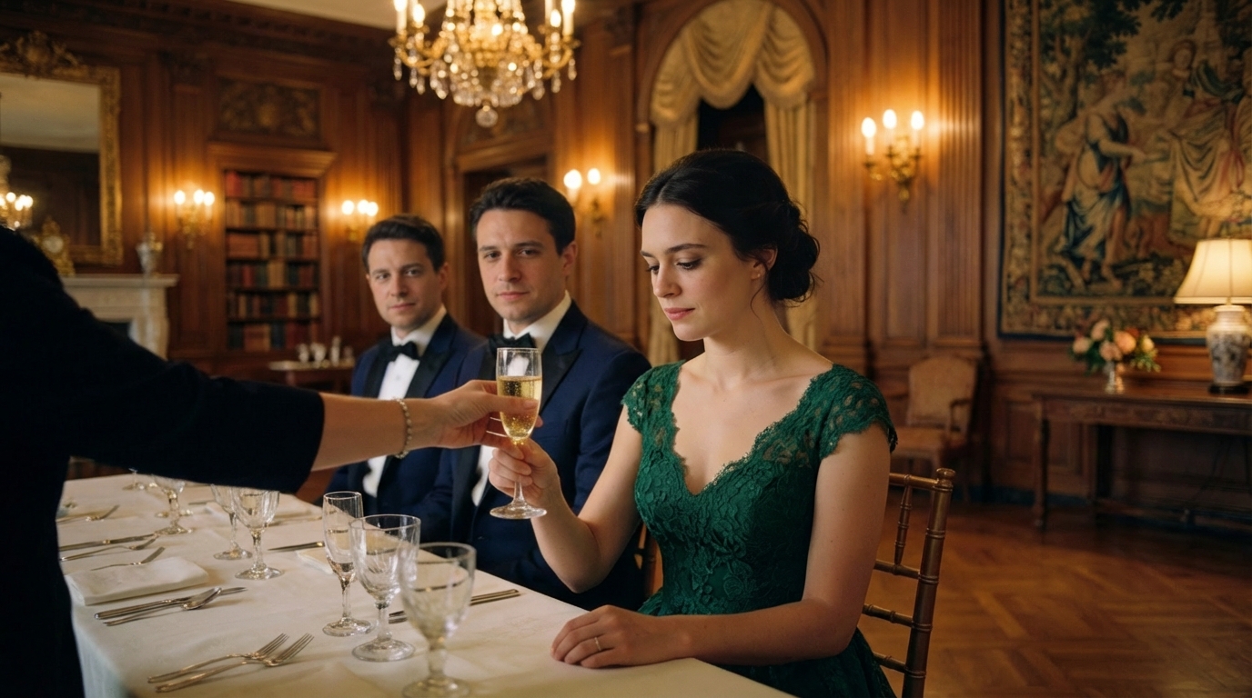 My mother-in-law slipped something into my champagne at our wedding, so I switched the glasses and stayed silent.