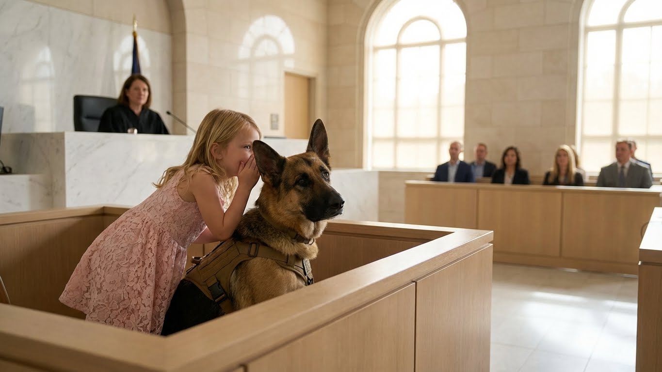 3-Year-Old Speaks to Police Dog in Court — No One Was Prepared for Her Words