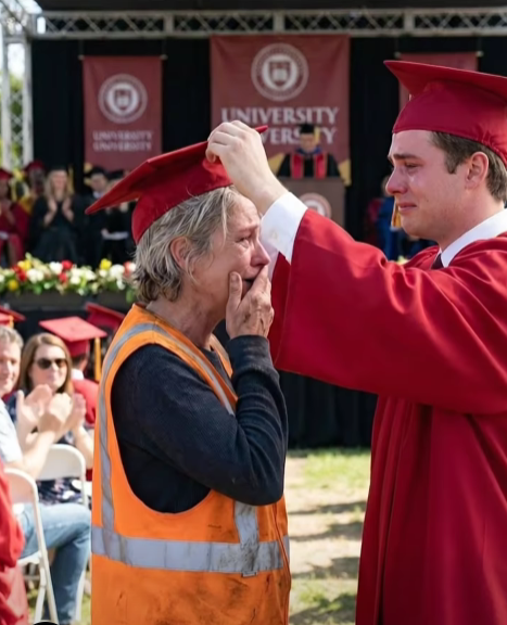 They made fun of me because I’m the son of a garbage collector—but at graduation, I only said one sentence… and everyone fell silent and cried