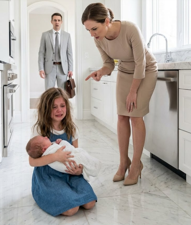 To the world, my wife was an angel. One unplanned return home changed everything when I heard my young daughter begging from the other side of a door.