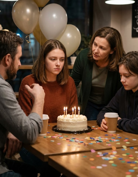 At My Birthday Party in a Café, I Heard My Mom Whisper to My Brother, “While Everyone’s Here, Go Change Her Locks…”