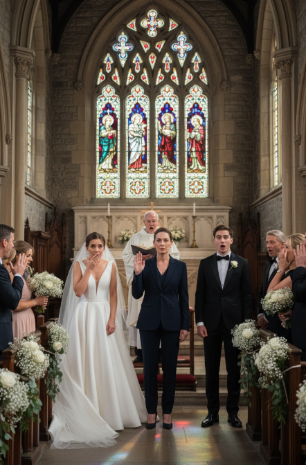 During my son’s wedding, I sensed the bride was hiding something — then the officiant asked for objections, the doors burst open, and a judge walked in saying she objected.