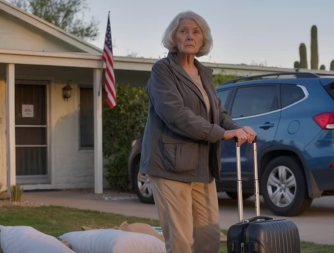 I came back and saw my daughter-in-law sitting outside the gate crying and trembling all over. When she saw me, she rushed over and grabbed my hand: “Mom, they kicked me out, they said they don’t want me here anymore.” I didn’t say anything, just unlocked the door and let her into the house.