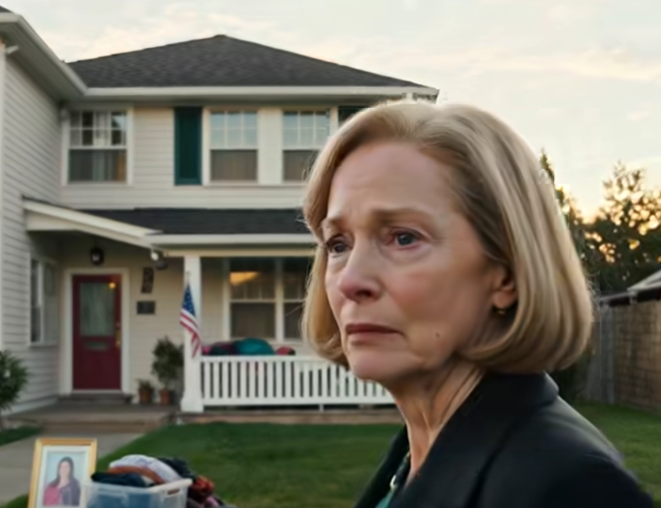 After returning from my trip, I found all my belongings lying outside the door along with a note from my son: “Mom, this house is too small, I don’t have room for you anymore.” So, I quietly moved into my own apartment and put all my moving plans on hold. At the family meeting afterward, I walked in with a man sitting next to me, my lawyer. No one had any idea what was about to happen.