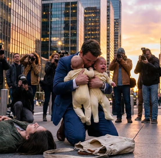 The billionaire was stunned when he discovered that the 2-year-old twins of the homeless woman had faces exactly like his.