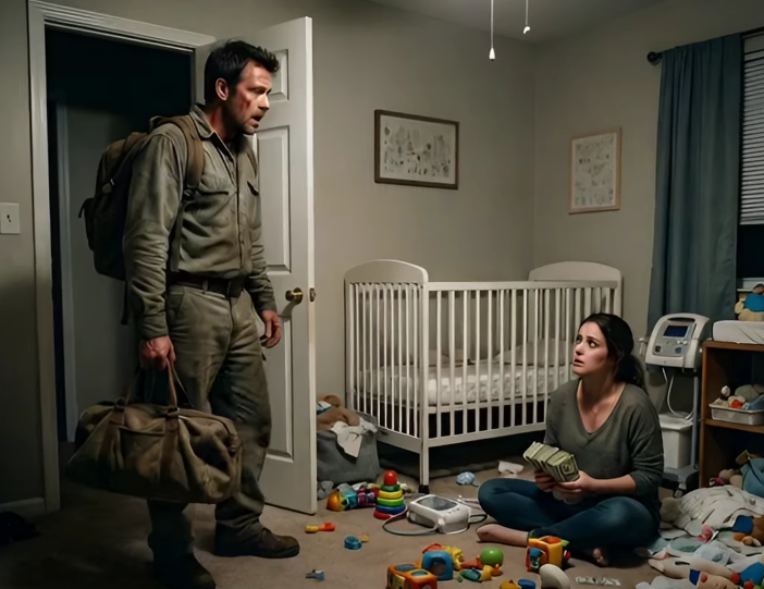 “The Crib Was Gone, The Blue Walls Were Painted Beige: The Heart-Wrenching Moment An Ohio Veteran Discovered His ‘Newborn’ Never Existed After Returning From Mexico With A Fortune In Cash.”