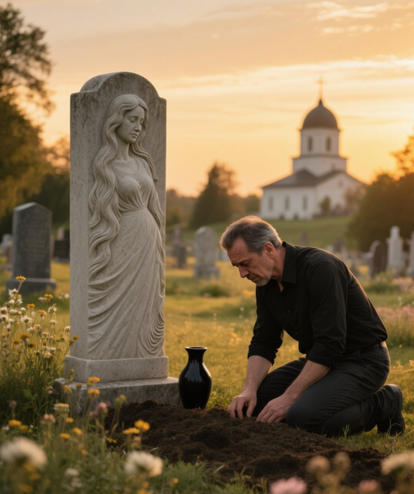 For Weeks His Roses Vanished From His Wife’s Grave—So He Installed A Camera And What He Discovered Changed Everything. The Footage Left Him In Tears…