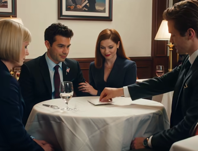 At a white-tablecloth family dinner, my sister smirked and announced she was moving into the first home I fought for—until I reached into my jacket for the one envelope I’d kept hidden for a reason.