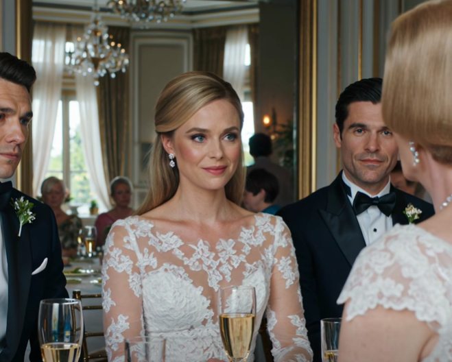 My mother-in-law slipped something into my champagne at our wedding, so I switched the glasses and stayed silent.