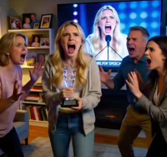 I Invited My Family To My Award Ceremony. My Sister Replied, “We Don’t Have Time For Your Pointless Award — We’re Going To Dinner.” Mom Added, “Don’t Blame Us.” Dad Liked The Message. I Smiled And Said, “That’s Fine.” That Night, While They Were Eating… The Live Broadcast Started. And What They Saw On The Screen Left Them Completely Frozen.