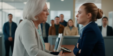 Bank Teller Mocks Elderly Woman—Then She Says Her Name