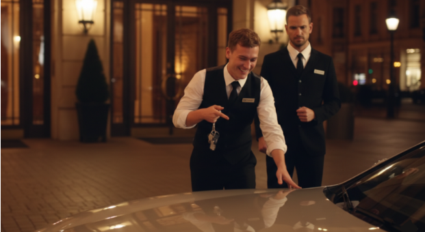 A valet mocked her beat-up Honda and parked it in the back lot… Then she handed him her business card—she’s the CEO who decides which companies get hospital contracts.