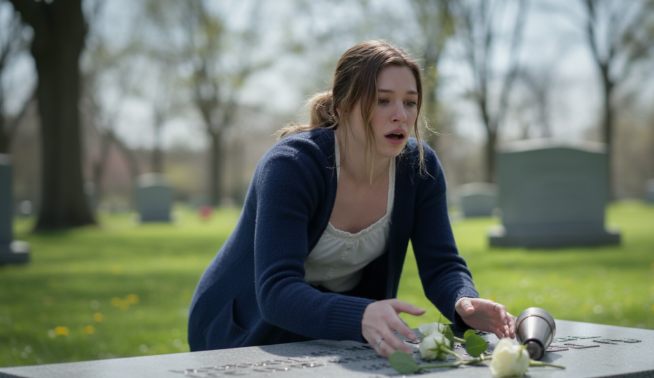 Teens kicked over flowers on a grave and filmed it for TikTok… But when they read the headstone, they realized their lives were over