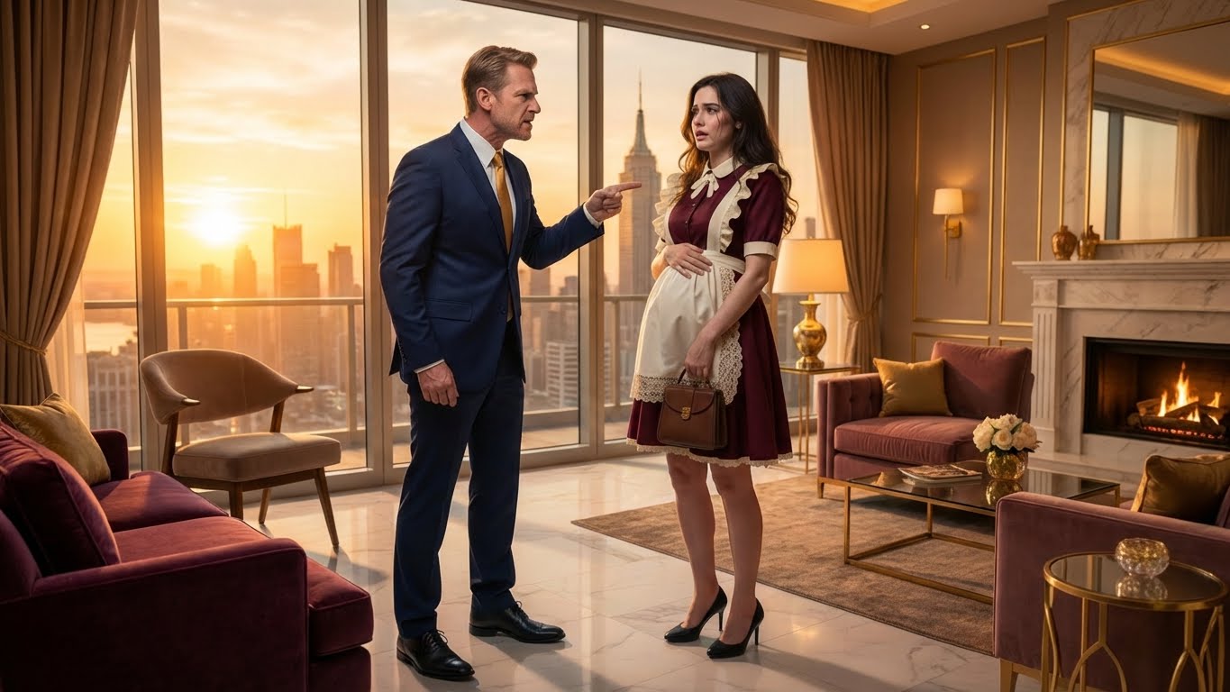 A millionaire made his maid pregnant and then abandoned her, believing she did not deserve him. Ten years later, when they met again, he was filled with remorse and could only look at her with regret.  It all began on a summer night when ambition clouded compassion. Nathaniel Brooks, a self-made millionaire in Manhattan’s booming real estate market, was known for his discipline, charm, and relentless drive. But behind closed doors, there was another story, a secret that began with Emma Clarke, his 23-year-old quiet live-in maid.  Emma was hardworking, kind, and almost invisible in Nathaniel’s luxurious penthouse. Their worlds could not have been more different. Yet one night, after a long business trip and a few too many glasses of scotch, boundaries blurred. The power imbalance was clear; Emma was hesitant and confused, but Nathaniel’s charm and promises disarmed her. When she later discovered she was pregnant, she stood trembling before him, clutching the test in her hands.  Nathaniel’s reaction was cold, almost mechanical. “Emma,” he said, not looking up from his laptop, “I will take care of you financially, but I cannot let this ruin my life. You knew what this was.”  Tears streamed down Emma’s face. She packed her few belongings and left that night, carrying not just a child but a wound that would never fully heal. She raised her son, Noah, in a small upstate town, working multiple jobs to survive. Despite the hardship, her love for Noah gave her purpose.  Ten years passed. Nathaniel’s empire grew, his name appearing on skyscrapers and in charity galas. Yet, for reasons he could not explain, he was often haunted by glimpses of Emma—her silence, her sadness, her dignity.  One rainy afternoon, fate brought them together again. Nathaniel entered a local community center as a guest speaker for a youth entrepreneurship program. There, among the organizers, was Emma, older, stronger, and more radiant than he remembered. Beside her, arranging chairs, was a bright-eyed boy who looked strikingly familiar.  Nathaniel froze. His world, built on control and success, began to tremble.  … To be continued in the comments