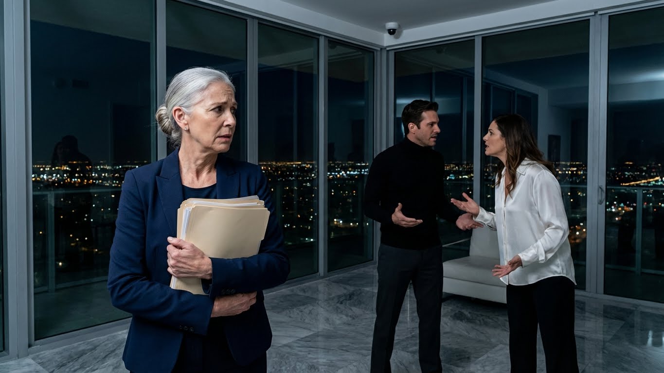 I caught my son digging through my private files on a camera feed—then he tried to convince me it never happened, until I heard him call me “the old lady”