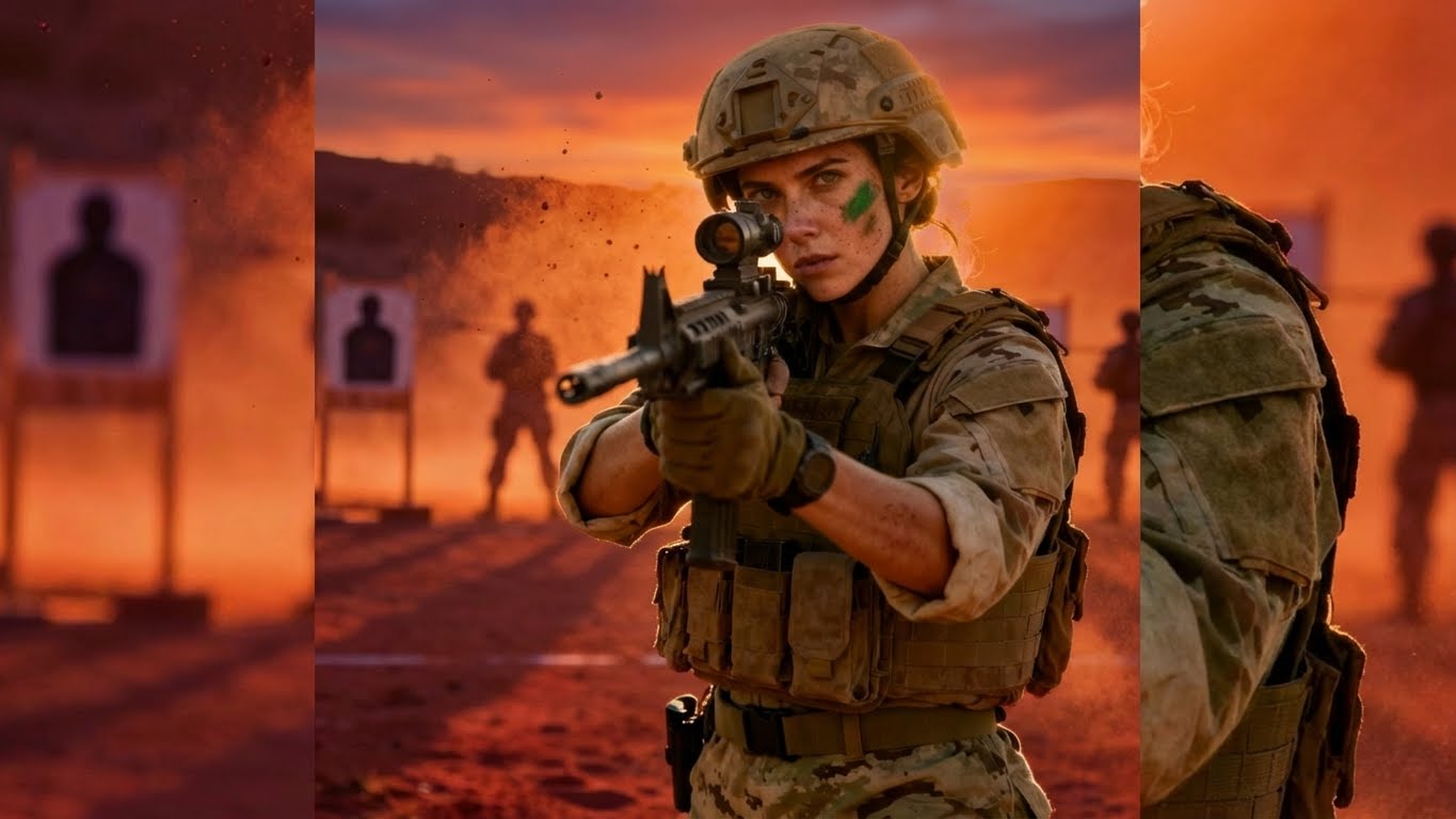 hey Mocked the Recruit for Asking for a Rifle — But When the General Saw Her Grandfather’s Tattoo, She Ordered the Base to Go Silent