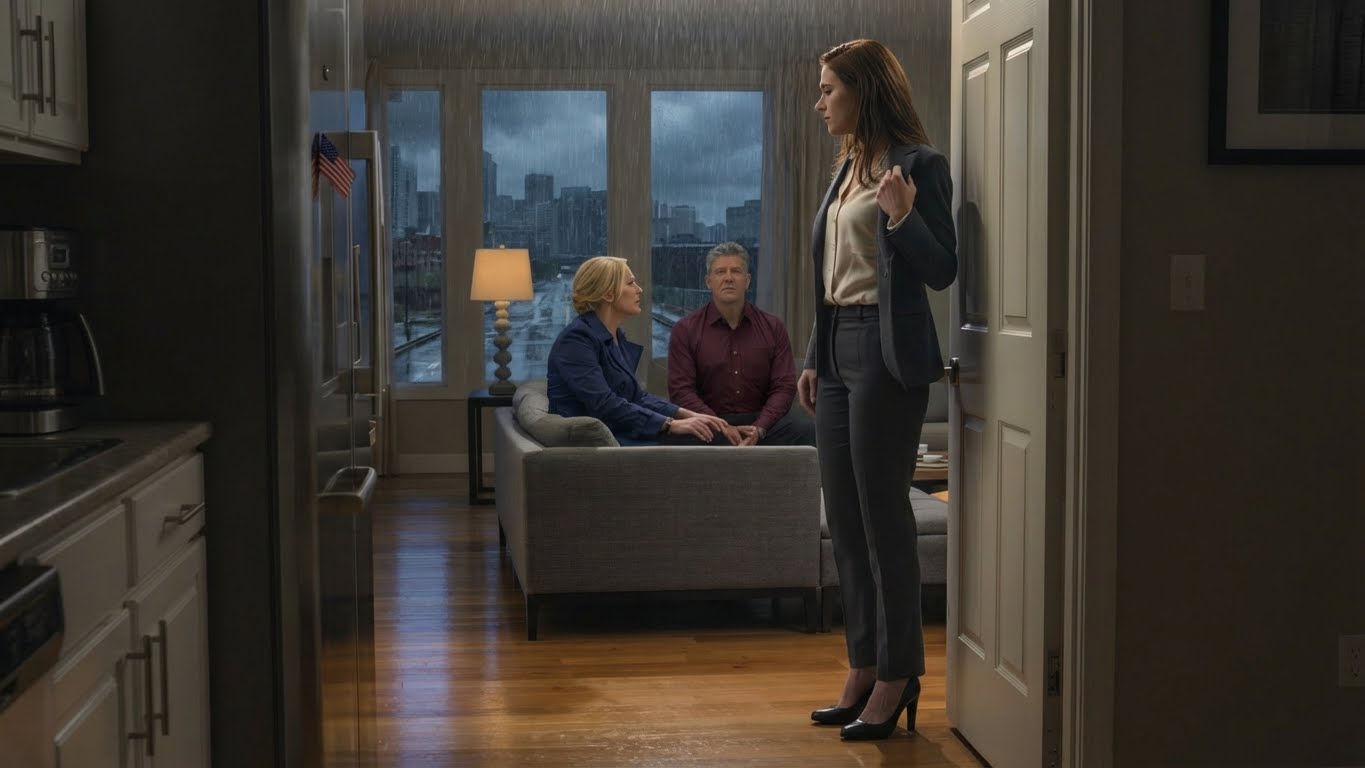 One week after my Stanford MBA celebration in Seattle, my parents turned every compliment into a speech about my sister’s hospital life, and my dad finally murmured, “Compared to her, you’re just… fine.” I walked out into the rain thinking that was the worst of it, until a Tuesday knock shook my Bellevue door and my mother stepped onto my doormat saying, “We need your help,” while her eyes locked on the gray couch I bought myself.