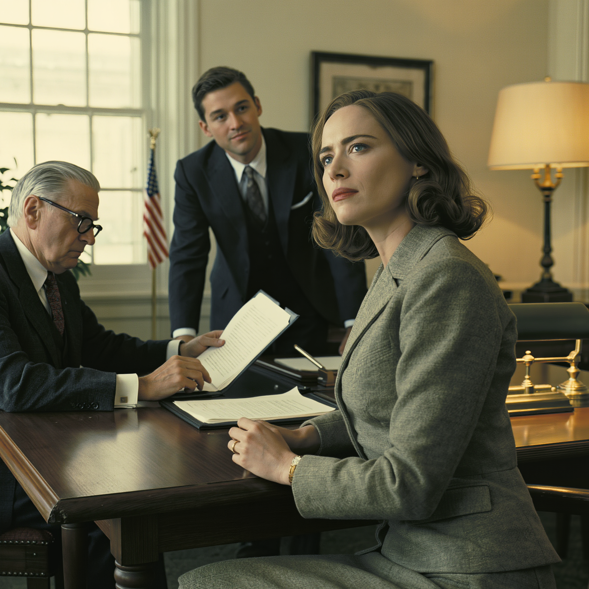 I was the only child by my father’s side in his final days. When his final wishes were read, my brother walked away with the multi-million-dollar company—while I was left with the rundown farmhouse. My brother smiled and said, “You should’ve taken better care of him.” Then the lawyer cleared his throat, looked him straight in the eye, and said, “Actually…”