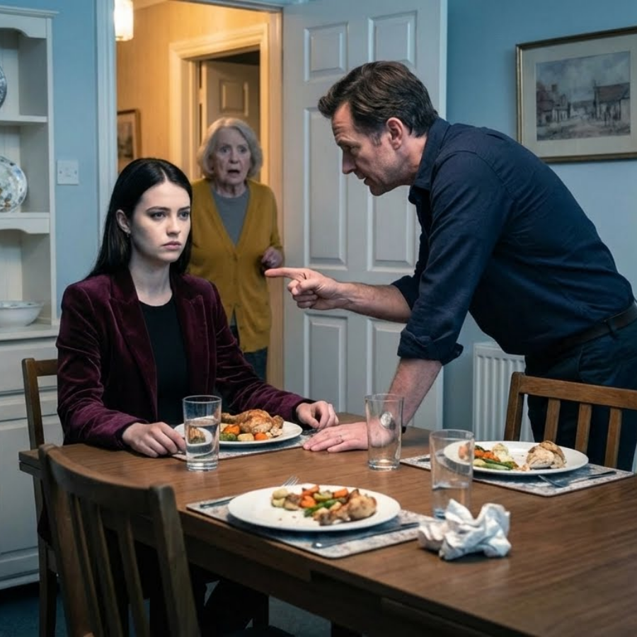 My son doesn’t know I’m a millionaire CEO—he thinks I live on a tiny pension. When I met his fiancée’s parents, I pretended to be poor. Her mother sneered, “She looks so plain. Don’t expect us to pay for anything.” I stayed silent… until her father saw my face and shot up in fear.