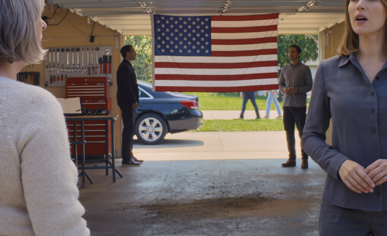 My husband hasn’t been gone long, and the Shelby he poured 20 years of sweat into vanished from the garage. My son shrugged, “I sold it. My wife wants Paris. Don’t make a scene, Mom.” I stood there dead still. Then the very next morning, the dealership owner said my name, his voice urgent: “Mrs. Bennett, there’s something Dennis intentionally hid inside the car. You need to come now.”