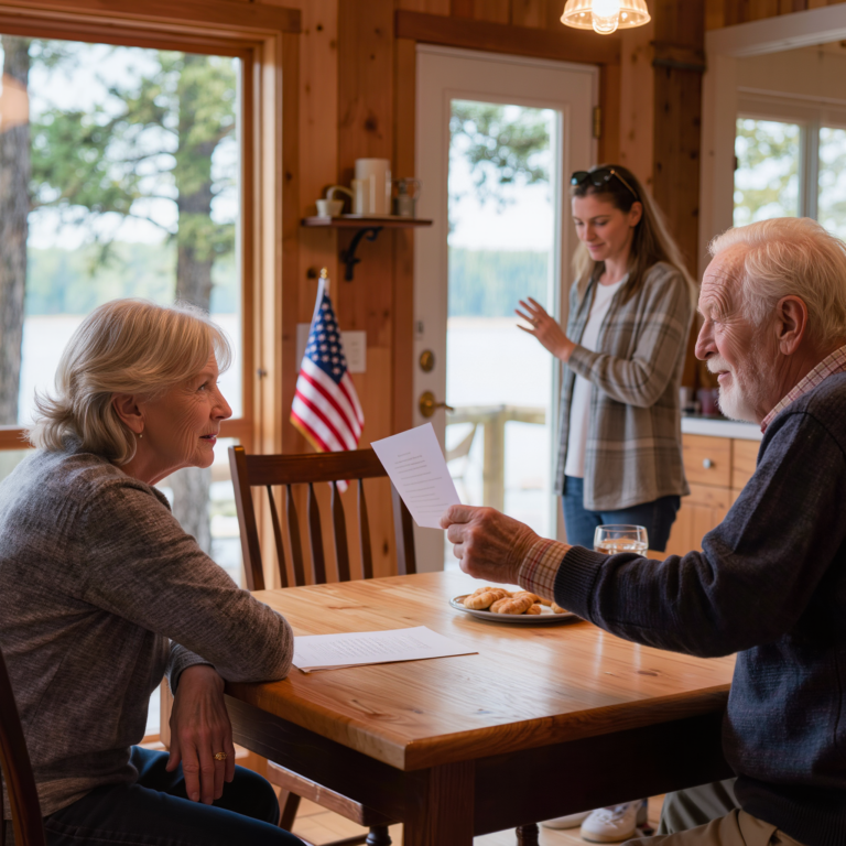 We hadn’t even finished unpacking our lake house when our daughter-in-law called: “Tomorrow at 9 a.m., 20 of my relatives are coming to stay for two weeks.” They showed up and acted like they owned the place… but the moment they reached the door, a “surprise” stopped them cold…