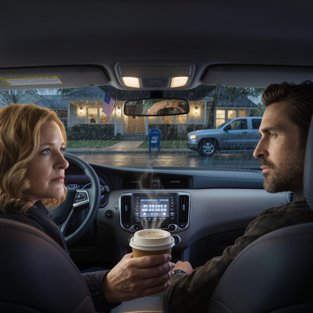After my husband passed, I started a new job, and most nights the same rideshare driver took me home. I always brought him coffee. One evening, he drove past my street and said quietly, “Please don’t go home tonight. A neighbor has been watching your place. Tomorrow I can show you why.”
