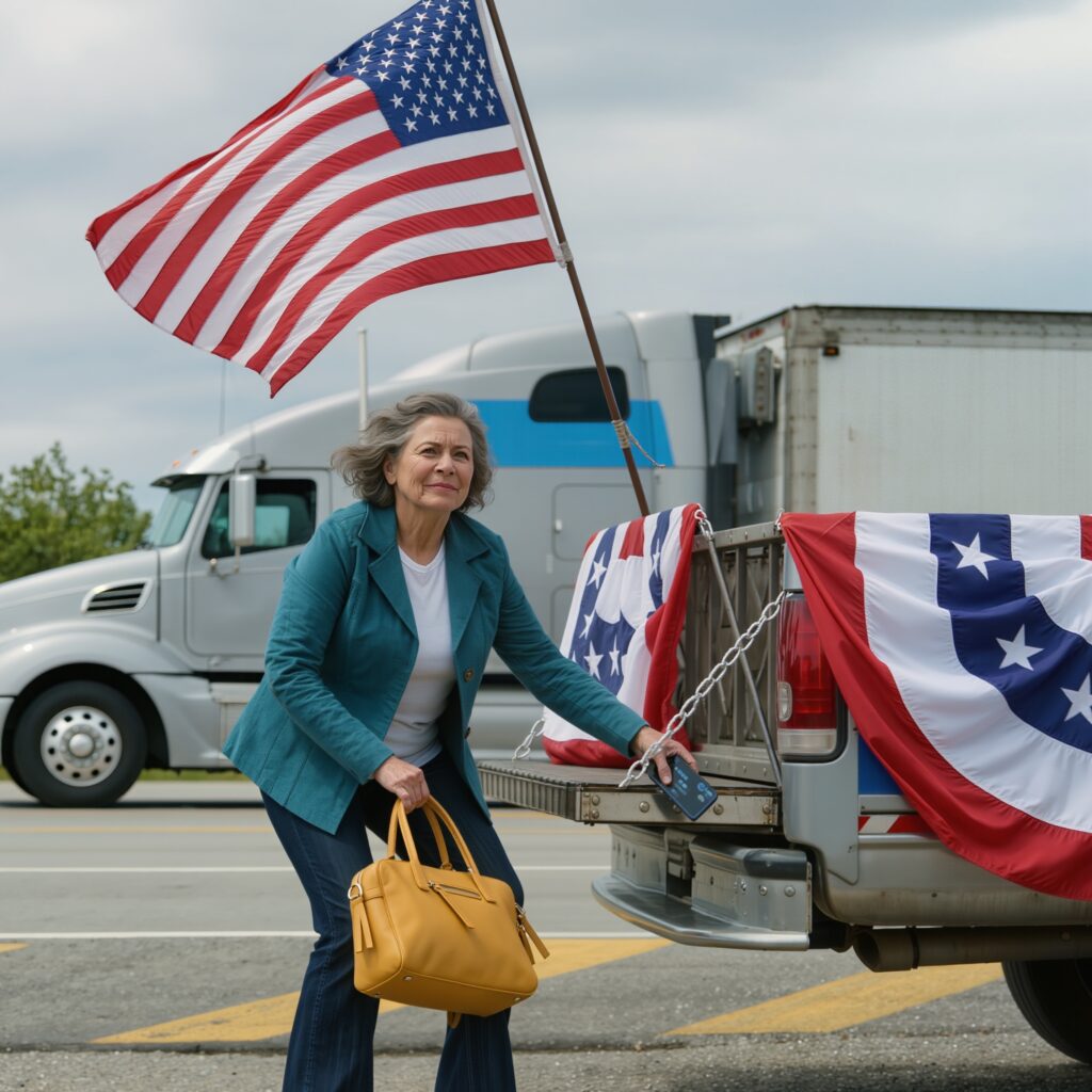 My son-in-law insisted my car needed to be checked “for safety” before my weekend trip. When I went to pick it up, I dropped my purse—and as I bent down, I spotted a small device hidden underneath. I didn’t confront him. I quietly removed it and attached it beneath a semi-truck that was already on the road. The next day, I got a strange call…