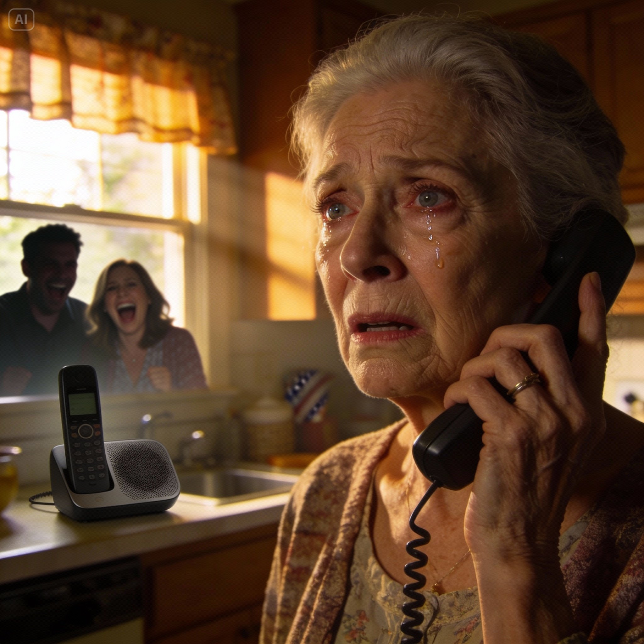 My son forgot to hang up the phone, and I accidentally overheard how they really treat me. “She is so stupid that she doesn’t realize what is really going on!” So I blocked their phone numbers and their credit cards.