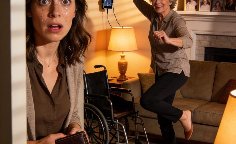 My salary jumped to $5,500 a month—and that same week my husband moved his “half-paralyzed” mother into our home, saying it would be easier for me to care for her. I forgot my bank card, came back unexpectedly… and found her dancing like nothing was wrong.