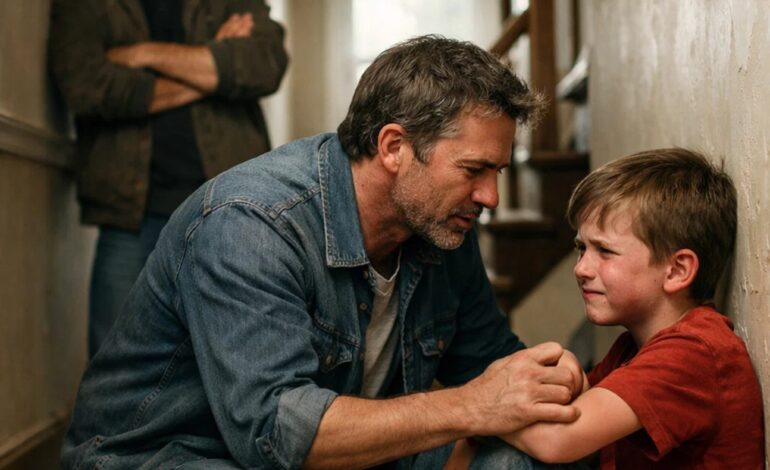 My four-year-old son called me sobbing at work: “Daddy, Mommy’s boyfriend hit me with a baseball bat! He said if I cry, he’ll hurt me more…” I heard a man yelling in the background. I…