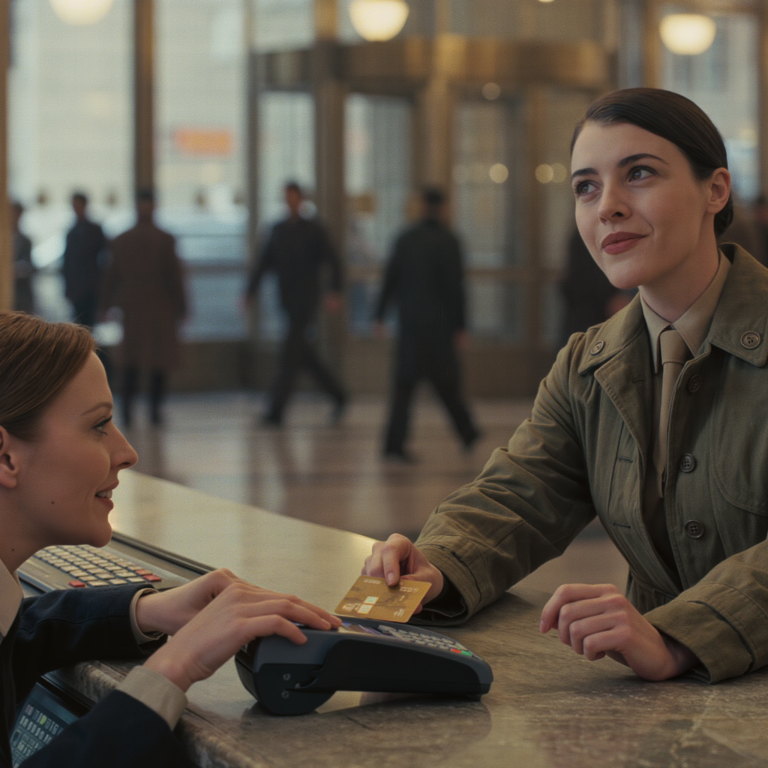 The day I walked into a Chicago bank to cancel the “one-thousand-dollar” card my adoptive father tossed at me after my grandfather’s funeral… the teller turned white and begged me not to leave.