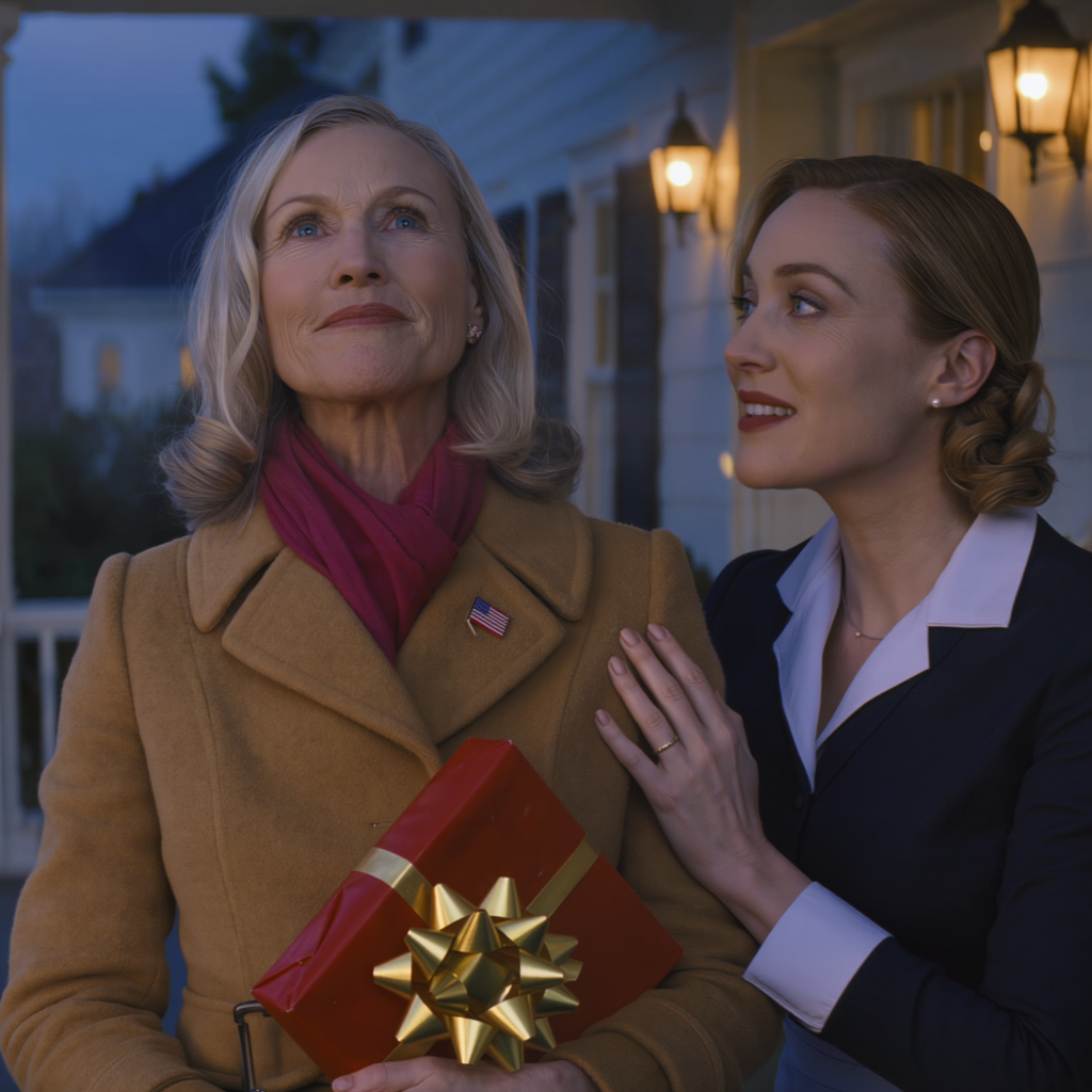 My son invited me to Christmas dinner after a year of silence. When I arrived, the housekeeper stopped me and whispered, “Don’t go in—leave right now.” I trusted her and hurried back to my car. Five minutes later… everything changed.