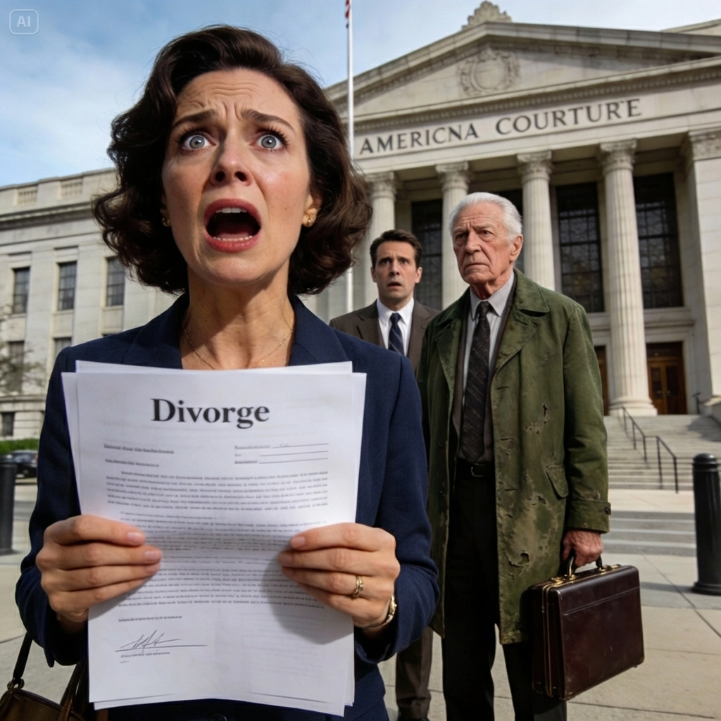 On the way to the divorce hearing, I helped an elderly man on the bus. He wanted to come with me to the courthouse. The moment my husband saw him, his face turned pale with fear. It turned out that the elderly man was…