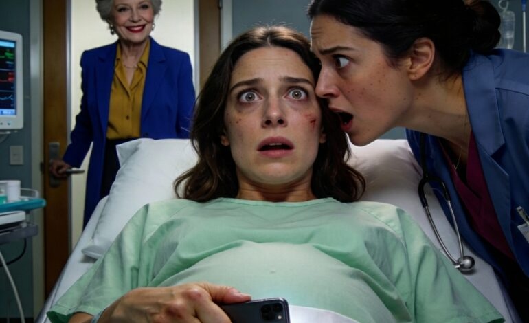 “On the operating table, the doctor secretly slipped a phone into my hand and whispered, ‘Call the police’ — because my in-laws had paid for the hospital and were planning my ‘permanent discharge’ after my baby was born.”