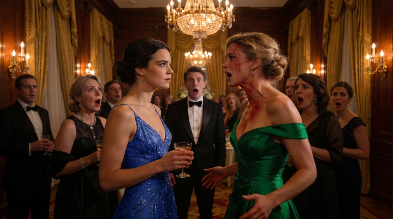 My husband’s mistress slipped an aphrodisiac into my drink, but I made her drink that glass instead. Moments later, my husband froze in place, staring blankly at the scene unfolding right in front of him.