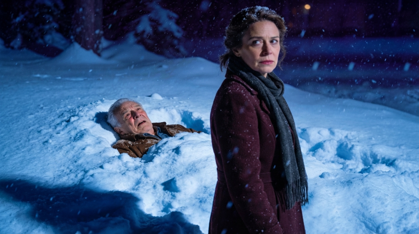 My aunt buried my grandfather in the snow to seize his three million dollars. During dinner, she announced that he was dead. But then, he walked out and asked, “Who was dead?” He was the old man they couldn’t kill.