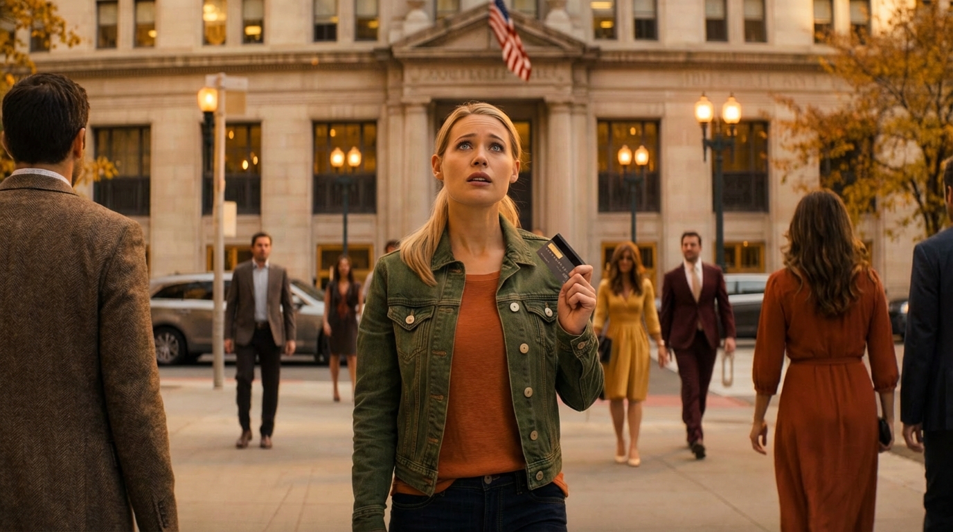 “This house has no place for you. Your whole life, you’ve never accomplished anything on your own!” My husband told me to leave the house and find somewhere else to live, and I nearly fell apart. Desperate, I went to the bank to try using my father’s old card. The bank manager froze when he looked at the screen and said, “Ma’am, please have a seat.” In that moment, I knew something was about to change forever.