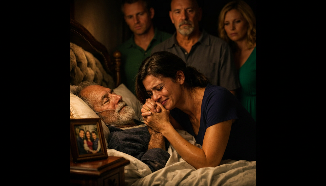 A Wealthy Father Pretends To Be Sick To Test His Family:Will They Care?