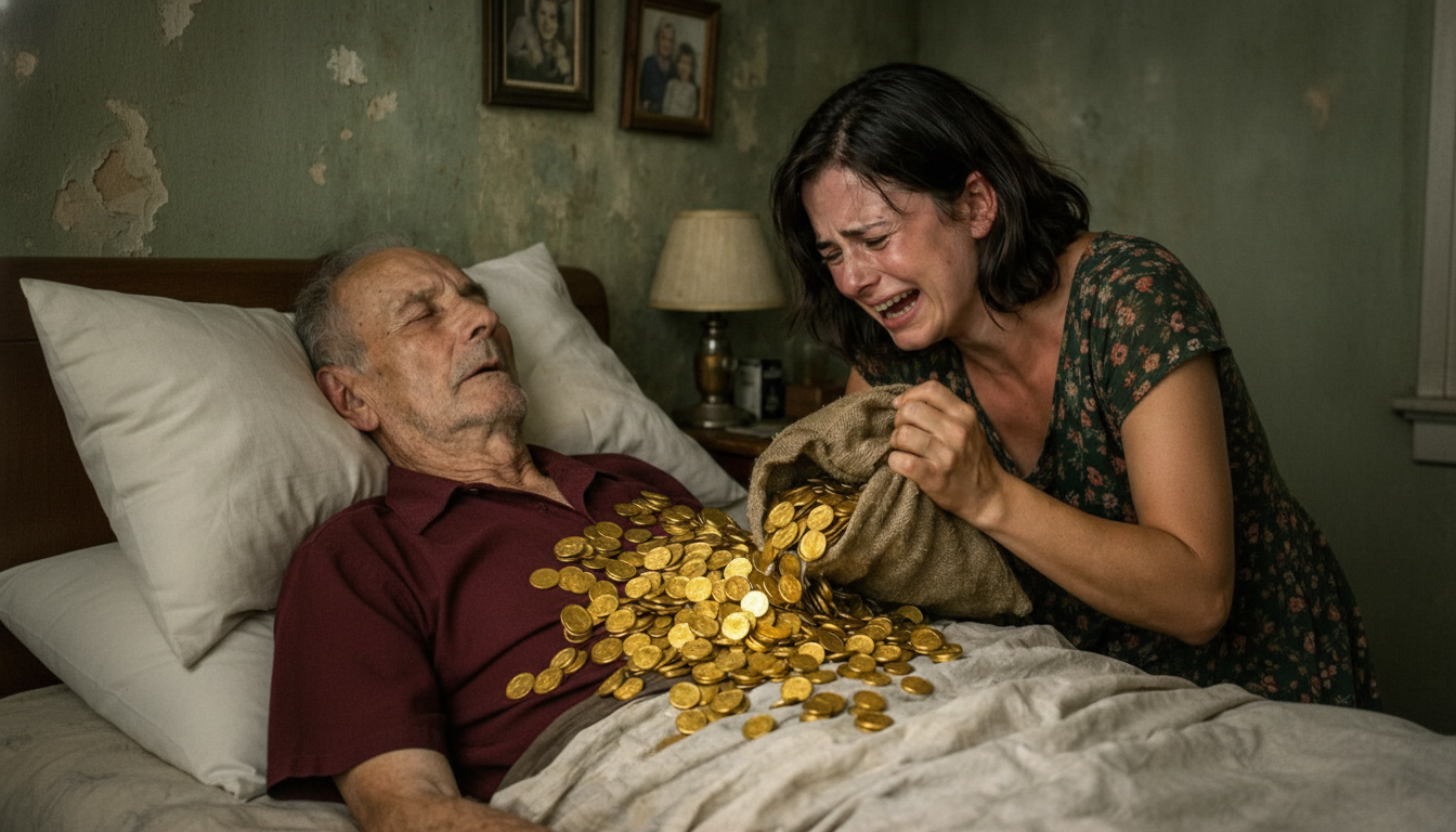 Az apósomnak nem volt nyugdíja. Tizenkét évig gondoskodtam róla. Mielőtt elhunyt, adott nekem egy szakadt párnát. Annyira depressziós voltam, hogy majdnem elégettem a ruháival együtt, de abban a pillanatban valami szörnyűség esett ki a párnából…