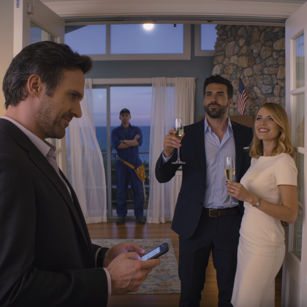 My brother-in-law raised his glass and bragged, “I’m flipping the family beach house—easy profit.” I just smiled. He didn’t know I’d quietly bought that house years ago. He also didn’t know the contractor waiting outside was furious.