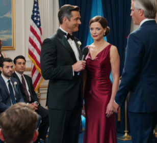 “She’s lucky because I’m still here.” My husband took the microphone at our 25th anniversary party and laughed loudly: “Let’s be honest—I’m the one who made the money, and she just stayed home and took care of the kids.” Then the hotel owner—a powerful man who had been watching from the shadows—stepped onto the stage, took the microphone, and said, “She isn’t lucky… she’s the one I lost. I’ve been waiting 25 years for you to show everyone who you really are like this.”