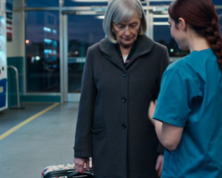 On New Year’s Eve, my daughter-in-law announced, “We’re putting you in a nursing home. You don’t have a role here anymore. That’s the decision,” so I quietly packed a small bag and left; at the bus station I couldn’t stop crying, and when a young woman asked if I was okay, I told her everything—then she made a call and said, “Dad, I found her. Yes, I’m sure.”