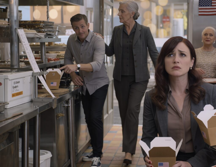 I went to my son-in-law’s restaurant—the place where he promised my daughter a job. In the kitchen, I saw her quietly eating leftovers from a takeout box, eyes down like she was trying to disappear. He smirked and said, “I’m not hiring her. She should be grateful for what she gets.” My daughter’s face crumpled and she turned away. I didn’t raise my voice. I took her to the best restaurant in town, let her order anything she wanted, and watched the color come back to her cheeks. Then I stepped outside and called my brother: “Remember that favor you owe me? It’s time.”