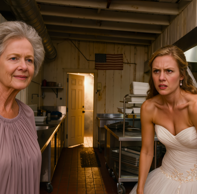 I paid for my son’s entire wedding, yet when I arrived there was no place card, no greeting, they shoved me into the kitchen on a folding chair beside a food cart, listening to the toasts like they were meant for someone else. The bride looked straight at me and said, “it’s to match the photo concept.” I swallowed it all, stayed quiet until the moment they raised their glasses. Then I decided to pull back three things that would make the whole room tilt.
