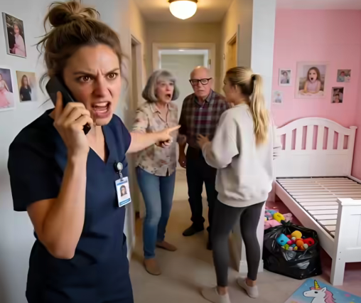 I Came Home After A Double Shift At The Hospital And My 7-Year-Old Daughter Was ‘Missing.’ My Mom Said, ‘We Voted. You Don’t Get A Say.’ My Sister Was Already Stripping My Daughter’s Room Like It Was A Takeover. I Stayed Calm And Said This. My Parents And Sister Went Pale…