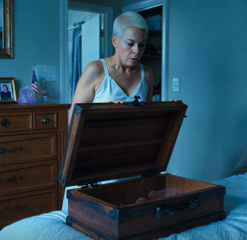 My daughter texted “thanks for the money, mom” at 6 a.m.—and when I opened the guest-room chest, it was empty